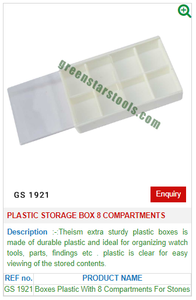 Plastic <b>Storage</b> <b>Box</b> 8 Compartments GS 1921 for Jewelry <b>Tools</b>-Jewellery <b>Tools</b> - Product Image 2
