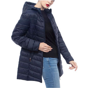 Venta al por mayor de calidad superior logotipo personalizado de nylon chaqueta acolchada de invierno abrigo de burbujas mujeres chaqueta acolchada nuevo diseño al por mayor de alta calidad - Product Image 2