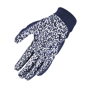 Guantes de Receptor de Fútbol Americano Anchos de Alto Rendimiento con Logotipo Personalizado, Agarre Súper Adhesivo Profesional, Aberturas para los Dedos, Cierre de Cordones - Product Image 6