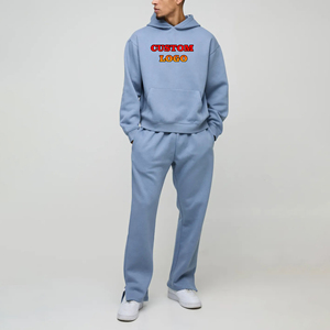 Survêtements personnalisés pour hommes, poids lourd 500 gsm, lavage à l'acide, impression DTF, écran de logo, vêtements de rue d'hiver, fermeture éclair abîmée - Product Image 6