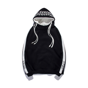 Custom Logo Multi Color Hooded Pullover Men's Hoodies & <b>Sweatshirts</b> 100% Cotton Bulk Hoodie Casual Blouse <b>Fleece</b> Tops White Hood - Product Image 5