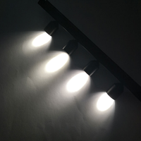 DC24V Slim Linear Spot Light Bar Réglable Multi-Head LED Cabinet Lights pour Modern Jewelry Museum Showcase