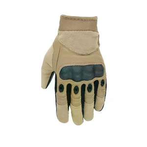 Guantes tácticos de cuero de fábrica directa Guantes de tiro tácticos de trabajo de protección mecánica de seguridad con logotipo personalizado - Product Image 4