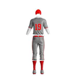 Uniforme de béisbol deportivo transpirable hecho a medida para hombres, ropa deportiva a precio razonable de Pakistán - Product Image 2