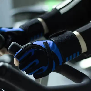 ถุงมือออกกำลังกายยกน้ำหนักสำหรับผู้ชายและผู้หญิงถุงมือออกกำลังกายปรับได้โลโก้ได้ - Product Image 4