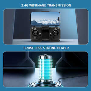 Dron Cuadricóptero Plegable GD95 para Principiantes, Fácil de Transportar, Cámara HD 4K, Transmisión de Imagen de 5 km, Número de Modelo E99 Pro - Product Image 3