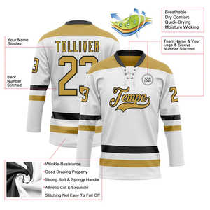 Logo personnalisable design maillot de hockey sur glace grande taille USA Europe pour adultes Service OEM disponible - Product Image 3