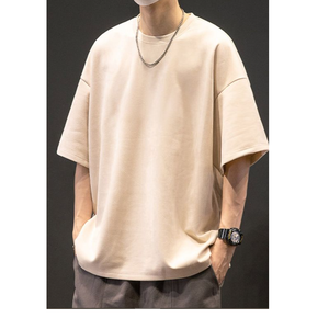 Camiseta de talla grande de alta calidad para hombre, logotipo de marca personalizado, tejido transpirable, lavado, de gran tamaño, recién llegado, exportación directa BD - Product Image 6