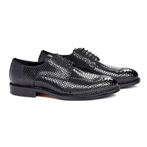 Frosted Leather Shoes with Elastic Panels and Wear Resistant Heel Ankle Shoes for Men Dress Shoes - Product Image 3