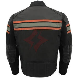 Chaqueta de Motociclismo Unisex Transpirable para Todo Clima con Protección CE, Malla Negra - Product Image 3