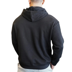 Comfortable Men's Cotton Hoodie Sweatshirt with Stylish Design - Product Image 2