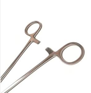 Forceps chirurgical hémostatique en acier inoxydable de haute précision, outil pince, pointes droites, porte-aiguille, instrument médical - Product Image 5
