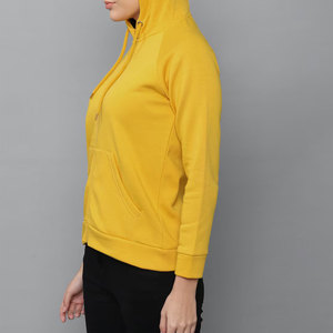 Vêtements d'hiver pour femmes à la mode, respirants et confortables, sweat à capuche avec fermeture éclair, col à capuche, prix bas - Product Image 2