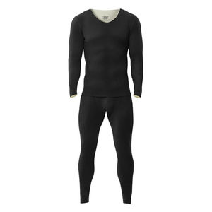 Combinaison de compression thermique pour homme de haute qualité - Ensemble 2 pièces chaud pour l'hiver avec taille élastique et logo frontal, couleurs personnalisables, ensemble de sport - Product Image 5
