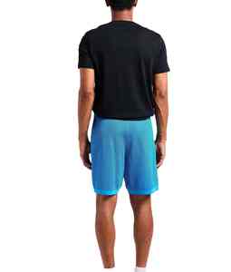 Pantalones cortos de malla hechos a mano para hombre con una estructura suave de sastrería detallada y un rendimiento atlético transpirable - Product Image 5