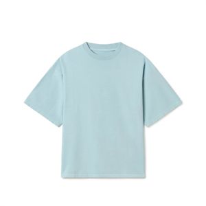 Mujeres ajuste relajado algodón cuello redondo manga corta de gran tamaño transpirable suave cómodo verano casual simple diario camiseta - Product Image 1