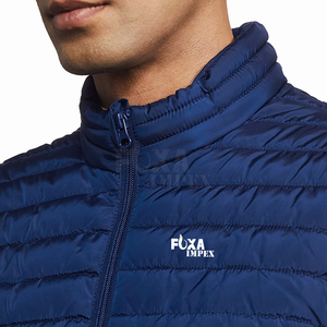 2024 <b>Men</b> Winter Cotton Puffer Vest Insulated and Quilted <b>Gilet</b> for Extra Warmth in Cold Weather - Product Image 2