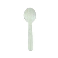 Cubiertos Desechables Biodegradables y Ecológicos de Hoja de Palma, Cucharas Pequeñas Compostables de Base Biológica, 100% Ecológicas, Venta al Por Mayor