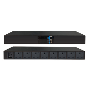 มาตรฐาน UK PDU 230V 13A การจัดการเครือข่ายระยะไกล8ทางการจัดการแรงดันไฟฟ้าทั้งหมด/กระแส/พลังงานการตรวจสอบห้องเซิร์ฟเวอร์ - Product Image 1
