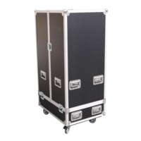 X-BASON pour 4x HDL30 HDL20 JBL SRX910LA DAS SARA100, Flight Case universel pour enceintes Line Array