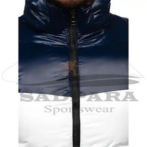 Chaqueta acolchada Chaqueta de invierno Chaqueta acolchada de bombardero para hombres Color Ropa de abrigo elegante Diseño de logotipo duradero Cálido Cómodo Invierno - Product Image 6