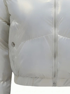 Meilleures ventes de doudoune d'hiver pour hommes, veste en cuir personnalisée, avec décoration en fourrure, service OEM - Product Image 2