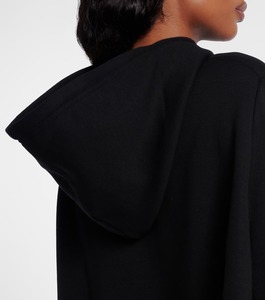 เสื้อฮู้ดสวมหัวแนวสตรีทของผู้หญิงผ้าคอตตอน100% นุ่มใส่โลโก้หน้าอินเทรนด์ดีไซน์ทันสมัย - Product Image 4