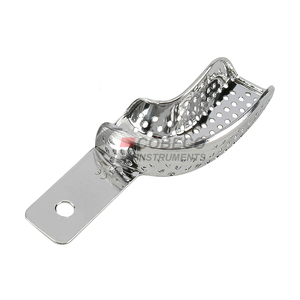 Perforated Trays With Material Volume Guides Fill Line Indicators Stainless Steel For Consistent Alginate Silicone Amounts - Product Image 1