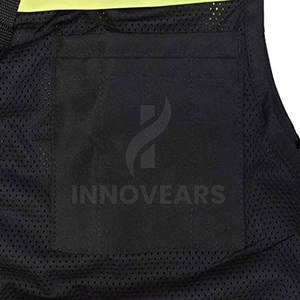 Gilet de sécurité personnalisé, couleur unie, sans manches, respirant, haute qualité, pour hommes, streetwear, vêtements de travail, haute visibilité - Product Image 6