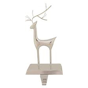 Modern Reindeer Stocking Holder Most Trending Single Hook Stairs <b>Tabletop</b> Elegant Christmas Stocking Holder - Product Image 3