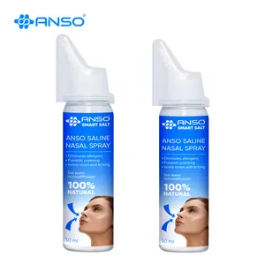 Nasal Rinse Bottle 50ml Nasal Nasal Irrigation Bottle Saline Spray Sinusitis Salt Water Wash Bottle Saline solution