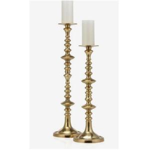 Standard Quality Metal Gold Round <b>Candle</b> Pillar Plate & <b>Taper</b> <b>Candle</b> <b>Holder</b> for Wedding & Home Tabletop Decoration - Product Image 3