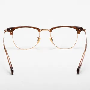 Figroad 뜨거운 판매 하이 퀄리티 눈 안경 도매 울트라 라이트 금속 안경 광학 프레임 안경 안경