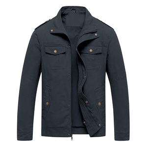 Premium quality <b>Men</b> Winter vintage <b>Jacket</b> With Stand-Up Collar and <b>Long</b> Sleeves - Product Image 1