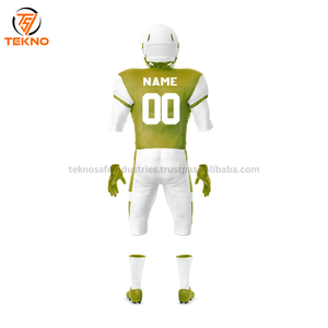 Uniforme de fútbol americano para hombre, de secado rápido, de alta calidad, jersey de equipo deportivo con pantalones, conjuntos para adultos, OEM - Product Image 4