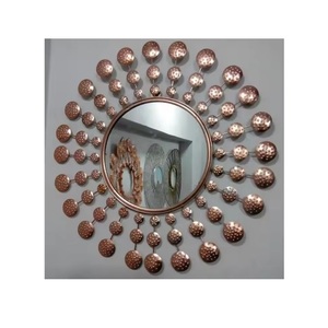 กระจกติดผนังโลหะมาใหม่ล่าสุดดูทันสมัยกระจกติดผนังสำหรับตกแต่งบ้านกระจกโลหะติดผนัง - Product Image 1