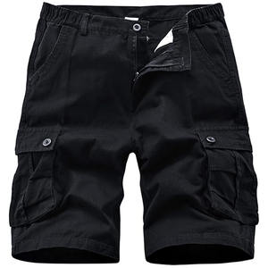 Short Cargo Extensible de Haute Qualité en Noir Imprimés Personnalisés Motif Solide Street Wear Style Décontracté Disponible Toutes Tailles Couleurs - Product Image 1