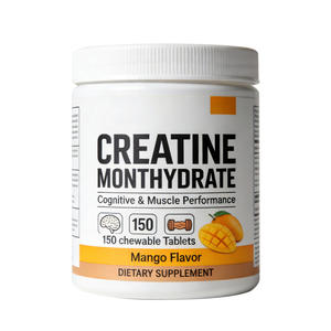 ครีเอทีนโมโนไฮเดรตแบบเคี้ยวสำหรับคนทานมังสวิรัติ ได้รับการรับรองมาตรฐาน GMP บริการพัฒนาแบรนด์ตามความต้องการ  เครื่องดื่มเติมพลังงาน - Product Image 4