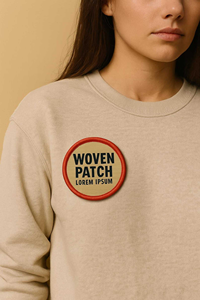 Etiqueta de Marca de Parche Tejido Personalizado para Ropa, Proveedor Mayorista de Etiquetas de Ropa con Logotipo Tejido Personalizado - Product Image 3