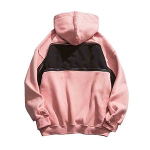 Sudadera con capucha recortada personalizada de alta calidad para hombres Muestra gratis sobre tamaño Street Wear Gráfico Sudaderas con capucha en blanco - Product Image 2