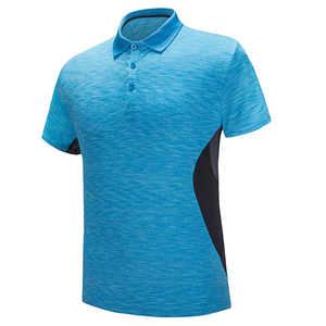 Camiseta Polo de Spandex/Poliéster al por Mayor, Suave, Elástica, Cómoda, Transpirable, Diseño Clásico, Informal, Deportiva, Oscuro, Atuendo de Verano - Product Image 4