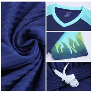 Uniforme de fútbol para niños, camisetas de fútbol de secado rápido para niños, camisetas de uniforme de fútbol transpirables para niños - Product Image 5