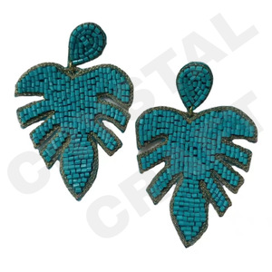 <b>Cocktail</b> Fashion Dangle Earrings New Arrival Cross-Border Handmade Beads Gold Trendy Creative for Parties Christian Style - Product Image 5