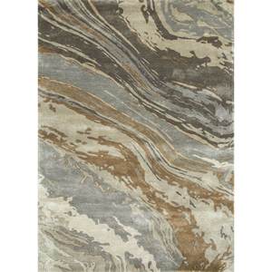 พรมขนสัตว์ผสมวิสโคสทำมือสีเทาดำ รุ่น Taq-4376 รูปทรงสี่เหลี่ยมผืนผ้าขนาดใหญ่ สำหรับห้องนอน ทางเดิน หนา 10 มม. ลายแบบนามธรรม สำหรับวัยรุ่น - Product Image 1