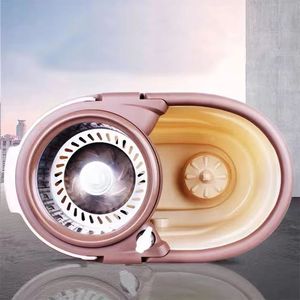 Casalina Turbo Spinning <b>Mop</b> <b>Bucket</b> Set with <b>Mop</b> Head and Stainless Steel Wringer 360 degree Cleaning with Wheels - Product Image 1