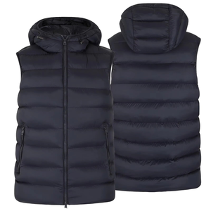Gilet matelassé à capuche personnalisé pour homme, léger, sans manches, surdimensionné, de haute qualité, vente en gros - Product Image 6