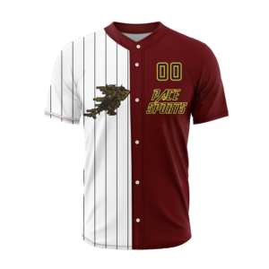 Equipo personalizado práctica botón completo camiseta sin mangas de béisbol sublimado uniformes de softbol Unisex - Product Image 1