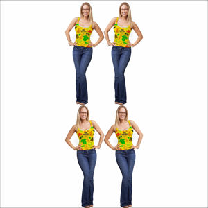 Débardeur athlétique pour femme en tissu de coton respirant pour le yoga et le fitness, idéal pour l'été - Product Image 6