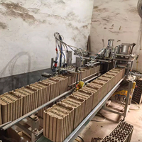 Machine automatique de perçage et d'application de colle pour moules à gâteaux de feux d'artifice, contrôlée par PLC, avec moteur, boîte de vitesses, roulement, garantie 1 an, 5 kW, 220V