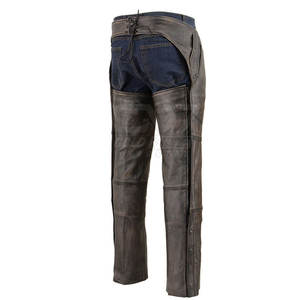 Meilleur Design Hommes Chap Pas Cher Prix En Cuir Fabriqué Conception Sur Mesure Chaps De Moto Pour La Vente En Ligne - Product Image 5